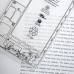 iPhone 6 6s Plus 5.5 - Internal Parts Pattern Matte Slim Clear Hard Protective Cover Case